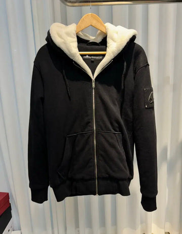 MOOSE KNUCKLES クラシック バーニー セーター フーディ ジャケット ブラック 新型 152449890