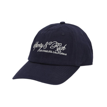 SPORTY & RICH ロゴ刺繍キャップ 152195479