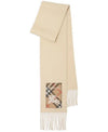BURBERRY Karo Etikett Kaschmir Schal 8103995 152528676 [P]