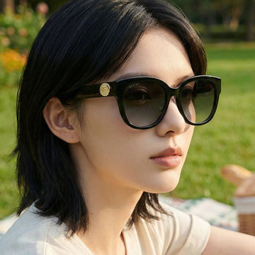 GUCCI Sonnenbrille GG1409SK 001 Luxus Asiatische Passform Hornrahmen Übergröße 91437903