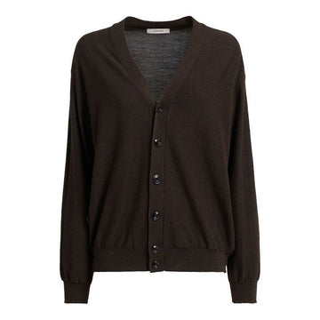 LEMAIRE Wool Twisted Cardigan Brown PO0023 LK087 397 151629535