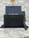 Dior A5 Oblique Clutch Bag Black 152535518 [P]