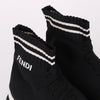 FENDI FFパターン ブラック ハイトップ スニーカー 152536962 [P]