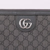GUCCI Graue Portfolio Clutch aus GG Canvas 674078 152537004 [P]