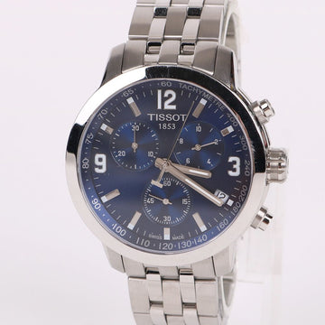 Tissot PRC200 Blue Dial Chrono Steel Watch 152537460