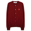 COMME DES GARCONS Roter Herz x Strass Cardigan 152537855 [P]