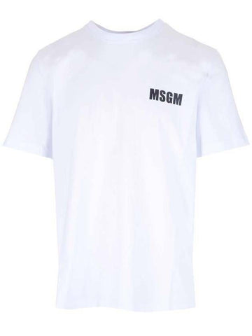 MSGM ロゴプリント半袖Tシャツ 3440MM196 237002 01 133039956