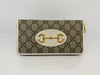 Gucci Horsebit 1955 GG Zipped Long Wallet 621889 152543865 [P]