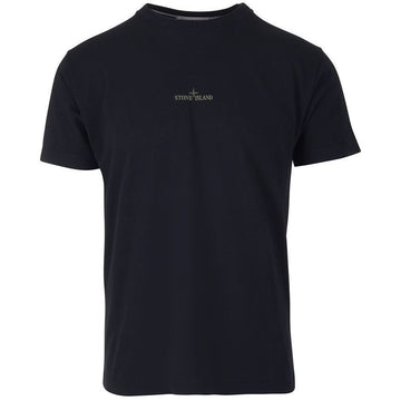 STONE ISLAND Grafik Logo T-Shirt Kurzarm Navy 76152NS94 V0020 51339806
