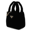 PRADA パディング ベルベット ミニ ハンドバッグ 152598976 [P]