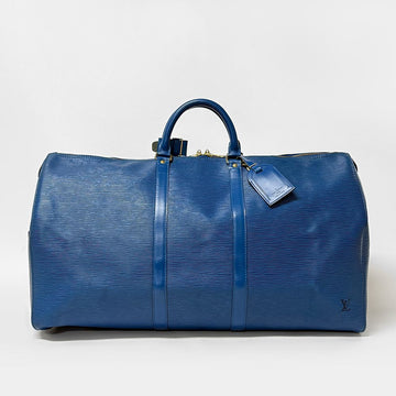 Louis Vuitton Epi Blue 55 Boston Travel Bag 152602454