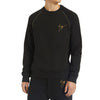 GIUSEPPE ZANOTTI Logo Stickerei Sweatshirt Schwarz IRU0011 001 152610106 [P]