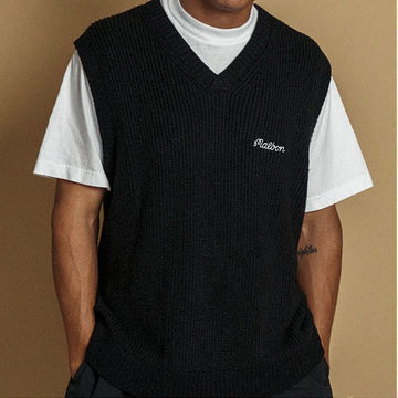 Malbon Golf Golf Vest M-7610-BLK 105262581