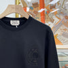 Hermes Patch Crewneck Sweatshirt Black H657770 152613808 [P]