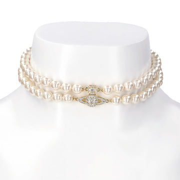 VIVIENNE WESTWOOD パールチョーカーネックレス 6303003K 02R143 152613831