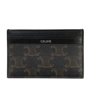 CELINE 38SI / カンバス カーフスキン カード 財布 152614393