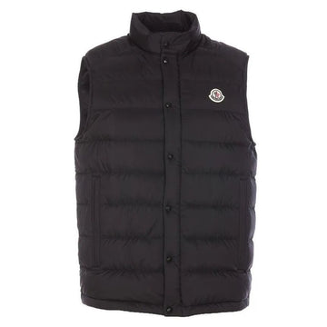 MONCLER 25SS BARTHE Logo-Patch Daunenweste Schwarz 1A000 22 597YD 999 125719877