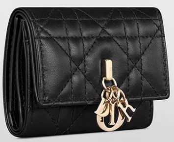 DIOR Veronia Geldbörse Schwarz Cannage S6026ONMJ_M900 129757825
