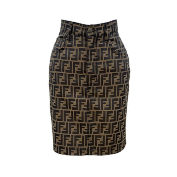 FENDI FFジャカパターンミディスカート 152659948