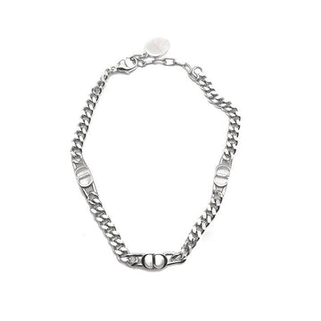 Dior Christian CD Icon Slim Chain Link Silver Bracelet L440878 152706040