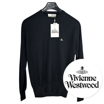 VIVIENNE WESTWOOD Herren Rundhalsstrickpullover Schwarz 151231248