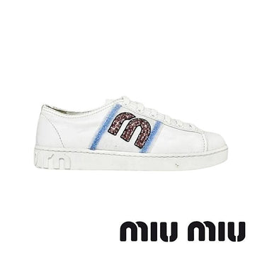 Miu Miu Display Product - Women's Logo Sneakers White 150677062
