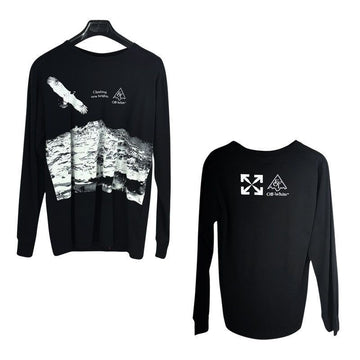 Off White Men's Sweat T-Shirt Black OMAB001S201850161001 Genuine 100% 150676771