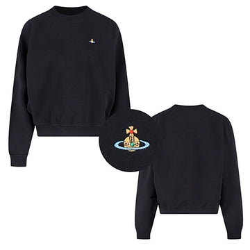 Vivienne Westwood Men's Logo Embroidered Sweatshirt Black 150558035