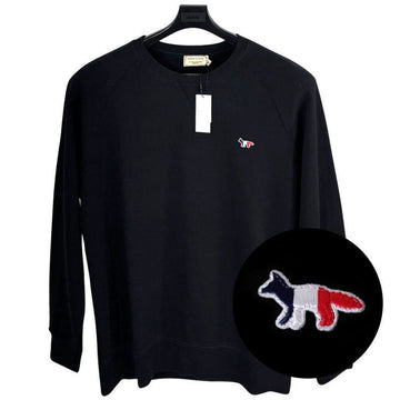 Maison Kitsune Men's Fox Patch Sweatshirt Black AM00302KM0002 150451786