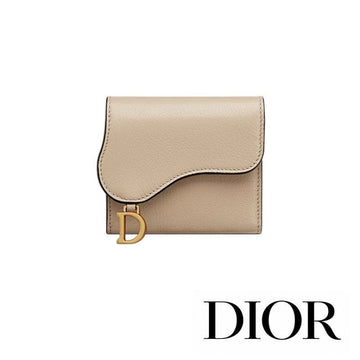 Dior Women's Saddle Lotus Card Holder Sand S5652CCEH 116 Authentic 100% 150338666