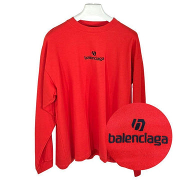 BALENCIAGA Langarm-T-Shirt für Herren mit Logo rot 150281166