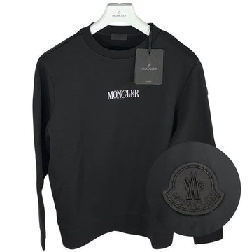 MONCLER Herren Sweatshirt mit Logo-Patch Schwarz 8G00040 809KR 999 149933068
