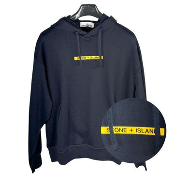 Stone Island Men's Logo Hooded Sweatshirt Black 771560335 V0020 Authentic 100% 149806262