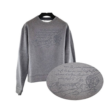 Berluti Scritto Embroidered Sweatshirt Gray R23JRL74 002708 149625444