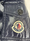 Moncler Shiny Long Padded Coat Navy 160364625 [P]