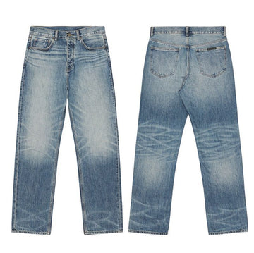 FEAR OF GOD Essentials Herren Straight Denim Hose 100% 152633339