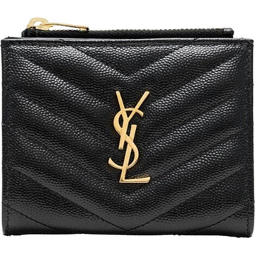 SAINT LAURENT 575879 BOW01 1000 Monogram Quilted Geldbörse 152206585