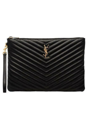 SAINT LAURENT モノグラム マトラッセ ニュー ミディアム クラッチ 559193 CWU01 1000 29818286