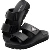 Prada Plack Double Strap Sandal Slide Black 2X3129 3LEM F0002 141478688 [P]