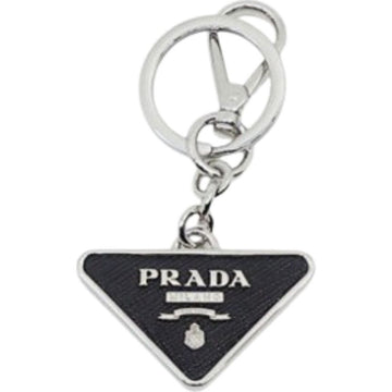 PRADA Saffiano Logo Schlüsselanhänger Schwarz 2PP080 053 F0002 141478692