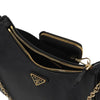 Prada Reedition Triangle Logo Shoulder Bag Black 1BH204 NZV F0632 138177642 [P]