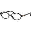 MIU MIU 01XV 1AB1O1 50 Rigid Oval Brille Schwarz 137994721 [P]
