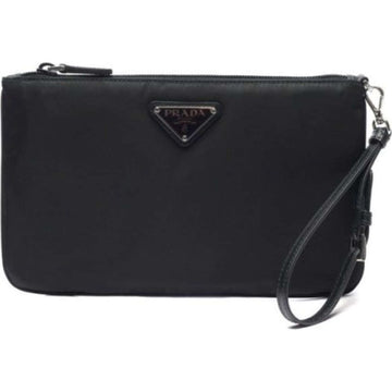 PRADA Triangulares Logo-Streifen Clutch 1NH545 2BQP F0002 132672342