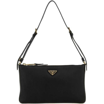 PRADA ショルダーバッグ レザー ポーチ ブラック stamp: 1BC238 2CYS F0002 130180303