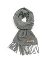 Acne Studios Fringe Wool Skinny Scarf 190 × 27 (7.5 × 10.6 in) CA0218 990 121116708 [P]