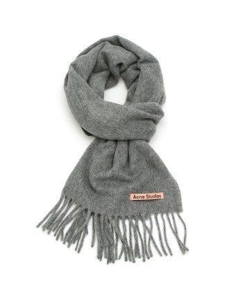 Acne Studios Fringe Wool Skinny Scarf 190 × 27 (7.5 × 10.6 in) CA0218 990 121116708