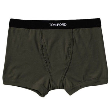 Tom Ford T4LC3 1040 302 Logo Elastic Underwear Briefs Military Green 117332244