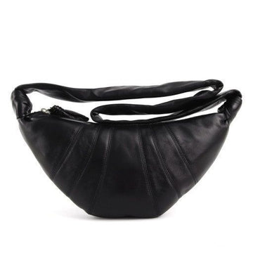 LEMAIRE Small Croissant Crossbody Bag Black stamp: BG0003 LL095 999 115923950