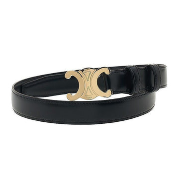 Celine Triomphe Belt Black 2.5 cm 101655917