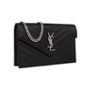 Saint Laurent Matelassé Chain Bag 742920 BOW02 1000 Black 90503907 [P]